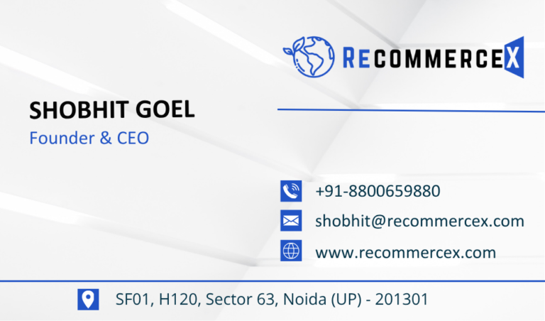 RecommerceX - Business Card - MOhit